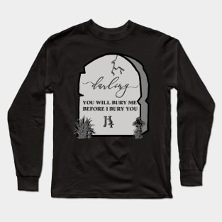 Halsey Ya'aburnee Lyrics IICHLIWP Long Sleeve T-Shirt